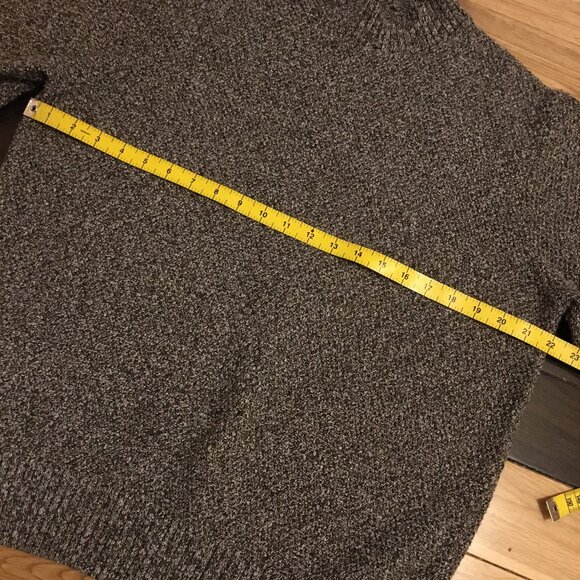 Frank & Oak Olive Knit Unisex 100% Organic Cotton Mock Neck Sweater - Picture 13 of 16